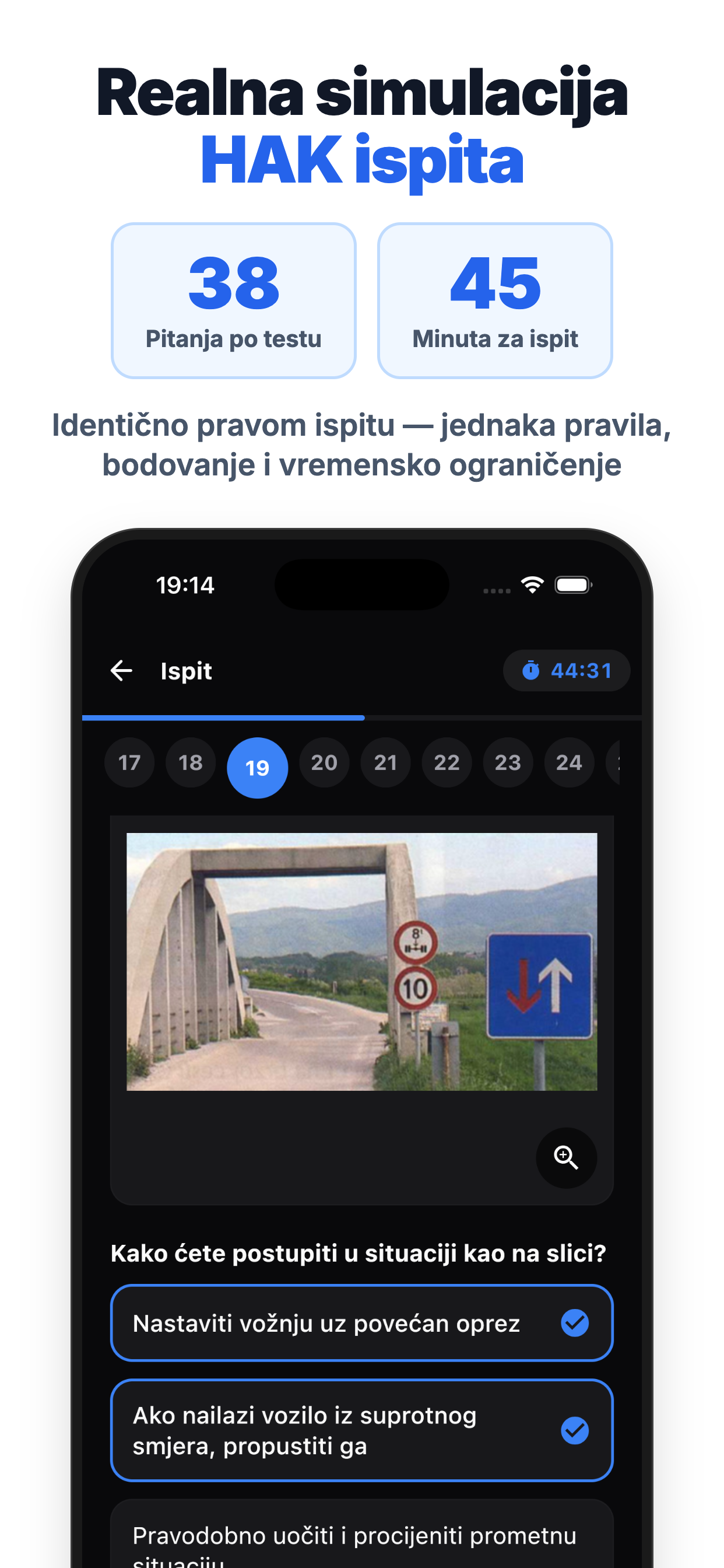 Croatia Driving License Test screenshot 2