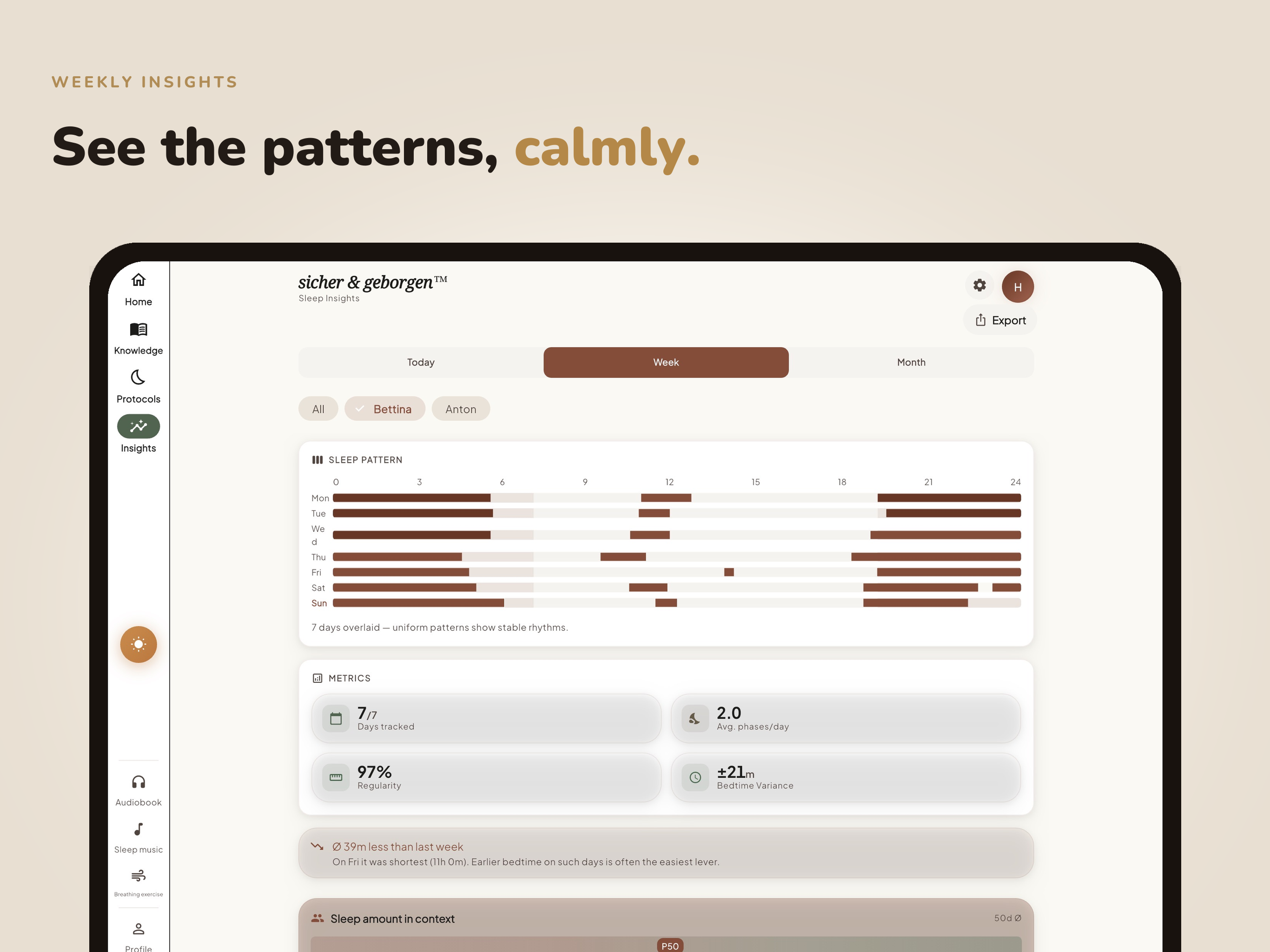 Baby Sleep – sicher & geborgen screenshot 9