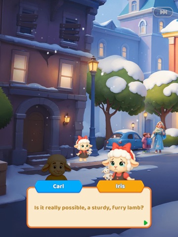 Paint Match - Sheep Town iPad screenshot
