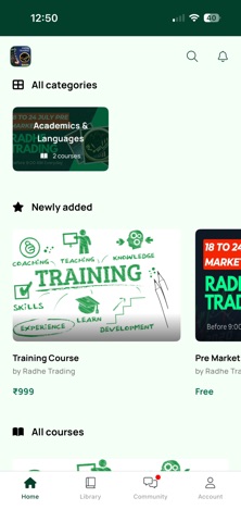 Radhe Trading iPhone screenshot