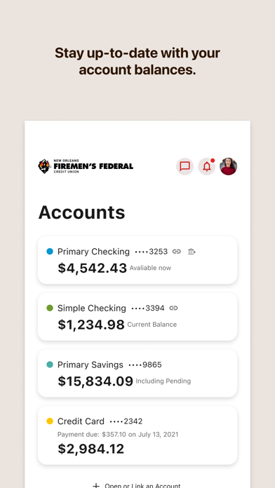 Screenshot #2 pour New Orleans Firemen's FCU