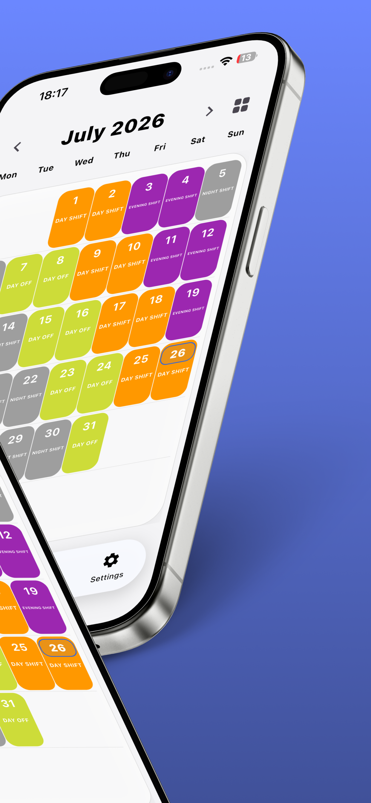 Shift Calendar: Work Roster screenshot 2