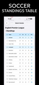 Football Live TV App: Schedule screenshot