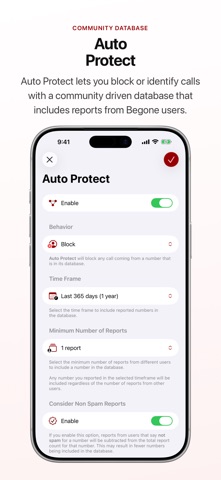 Begone: Spam Call Blocker Screenshot 3 of 8