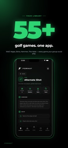 Golf Games & Side Bets-FORMAT screenshot