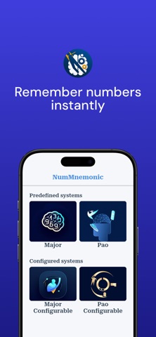 Memorize Fast - NumMnemonic Screenshot 1 of 6