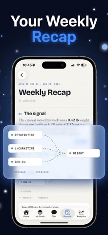 Peptide Tracker: LynkDose screenshot