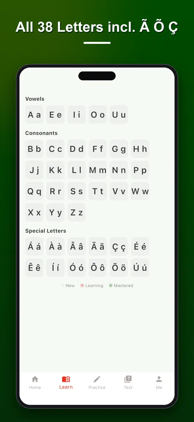 Portuguese Alphabet