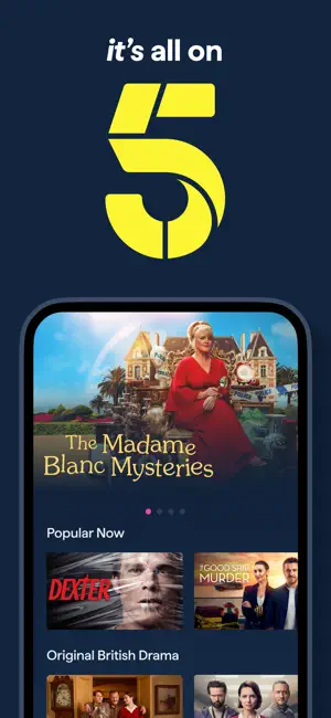 Channel 5 iPhone screenshot 1