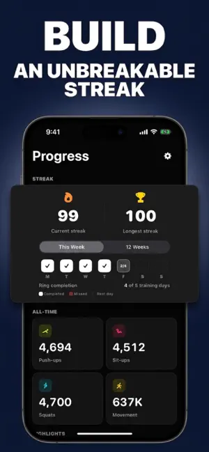 Push Up Tracker - OnePushMan screenshot 3
