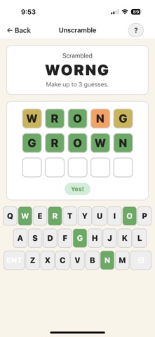 Boss Word: Scramble Word Game screenshot