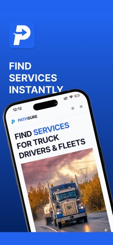 Pathsure : Truck Navigation iPhone screenshot