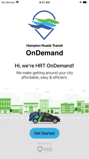 Hampton Roads Transit OnDemand screenshot 1