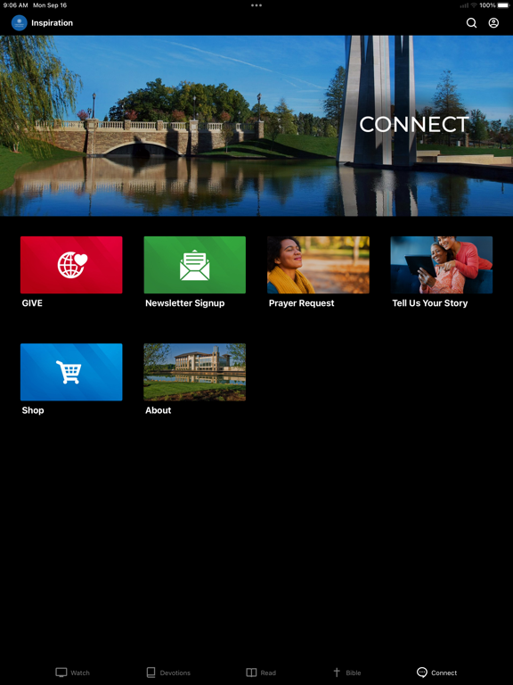 Inspiration Ministries iPad screenshot 4 - Lifestyle app