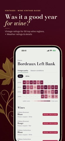 Vintages: Wine Vintage Guide iPhone screenshot