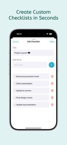 Memmy: Smart Checklists Screenshot 4 of 6