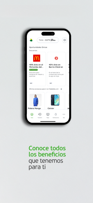 Banco Falabella Chile Screenshot