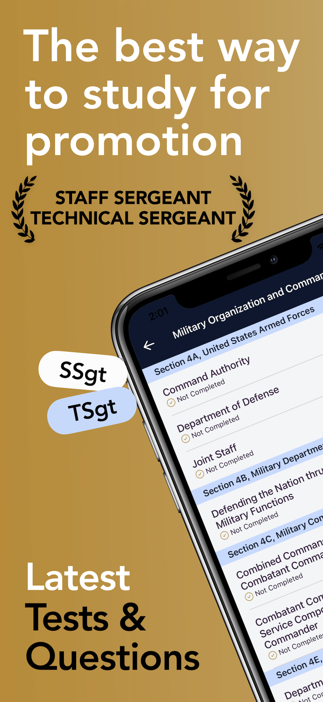 PDG Mastery: Promote to E5, E6
