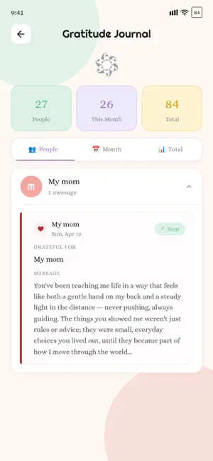 Gratitudely screenshot 3