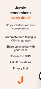 Jurnie: AI Meeting Assistant screenshot