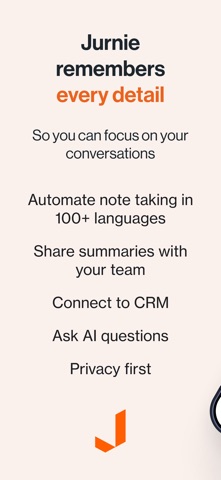 Jurnie: AI Meeting Assistant screenshot