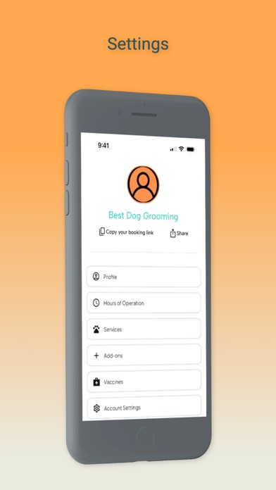 Schedule My Groom iPhone screenshot 7 - Business app