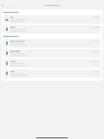 JhomeLocal iPad screenshot