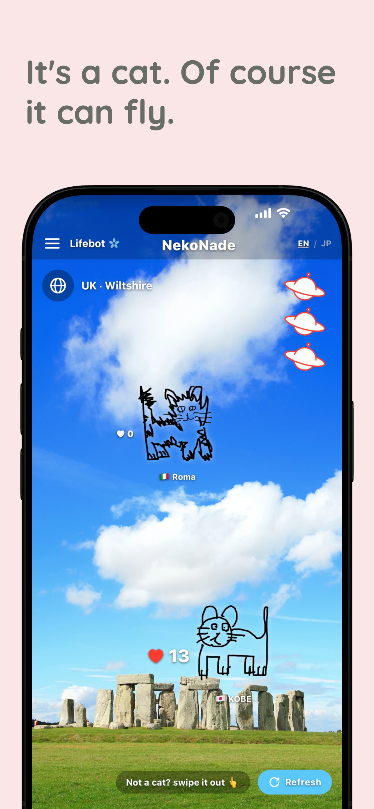 NekoNade: Draw Cats & Travel screenshot 6