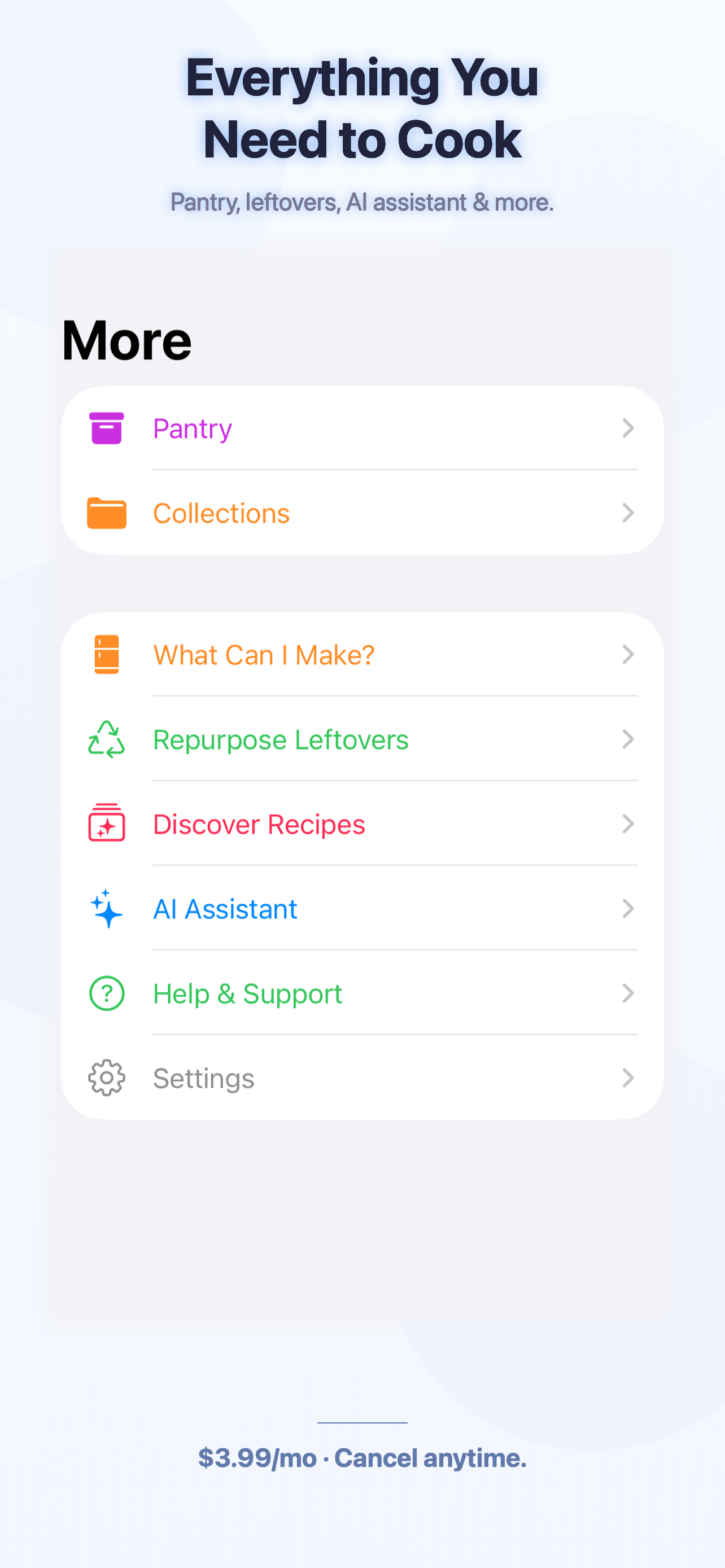 MealCart: Meal Planner & List