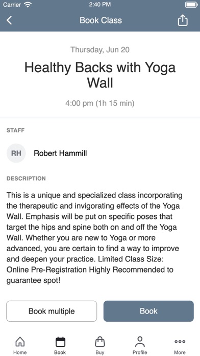 South Park Yoga and Wellness Screenshot