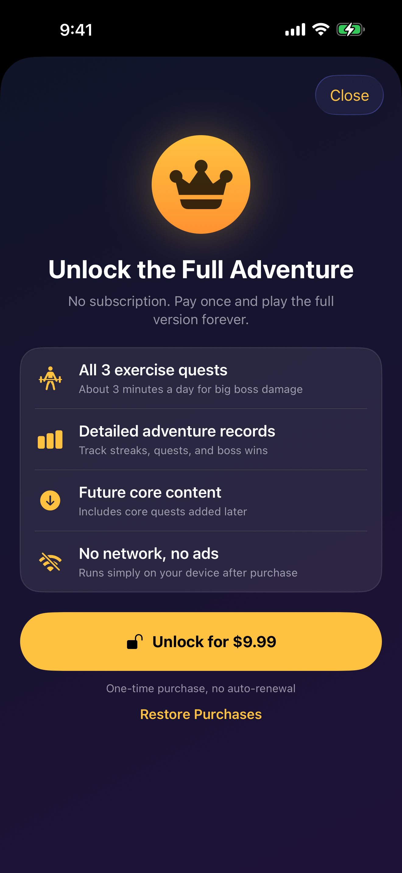 3-Minute Hero: Fitness RPG screenshot 4