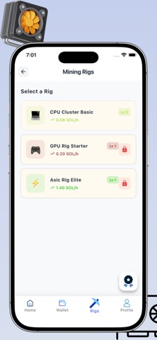 SOL Mining .Cloud Miner screenshot