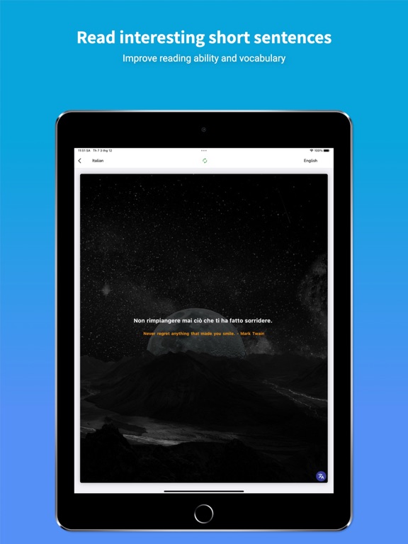 Italian Translator & Learn + iPad screenshot 7 - Productivity app