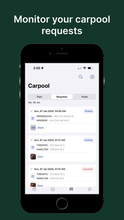 GoRoutes - carpool & delivery