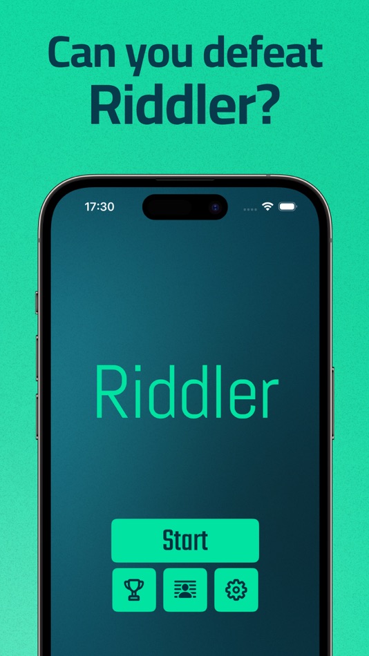 #1. Riddler - The Riddle Game (iOS) 由: Oliver Stenning
