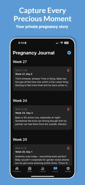 Pregnancy Tracker - Awaited screenshot 4