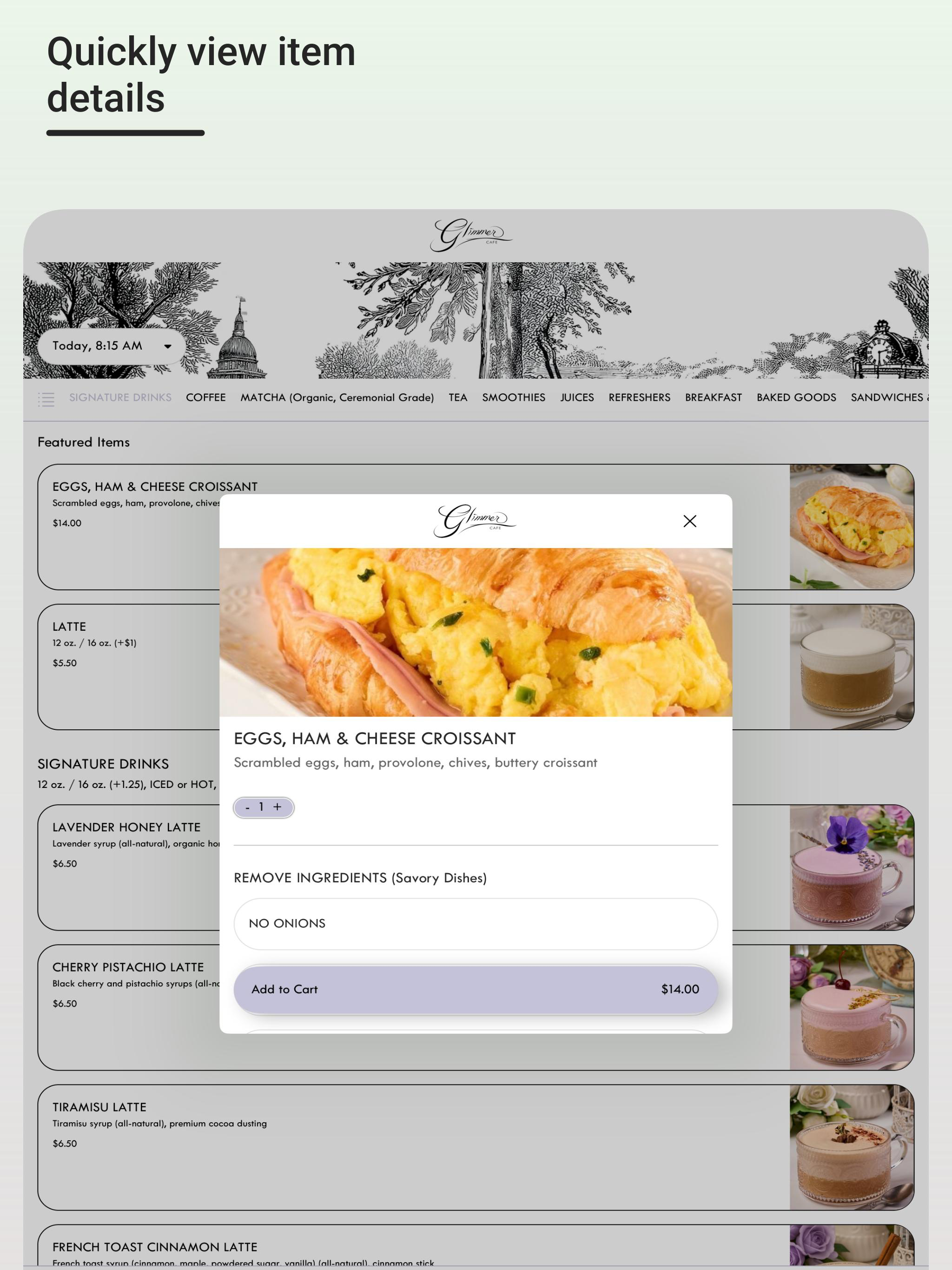 Glimmer Cafe screenshot 6