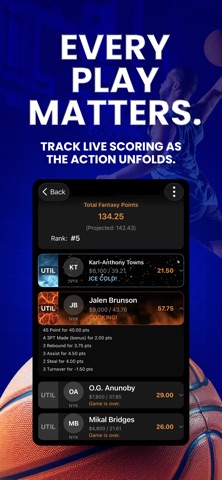 TopDraft Fantasy Sports iPhone screenshot