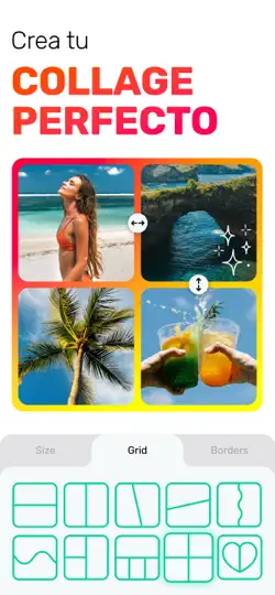 Captura de pantalla de Collage Fotos - Collageable en iPhone 1