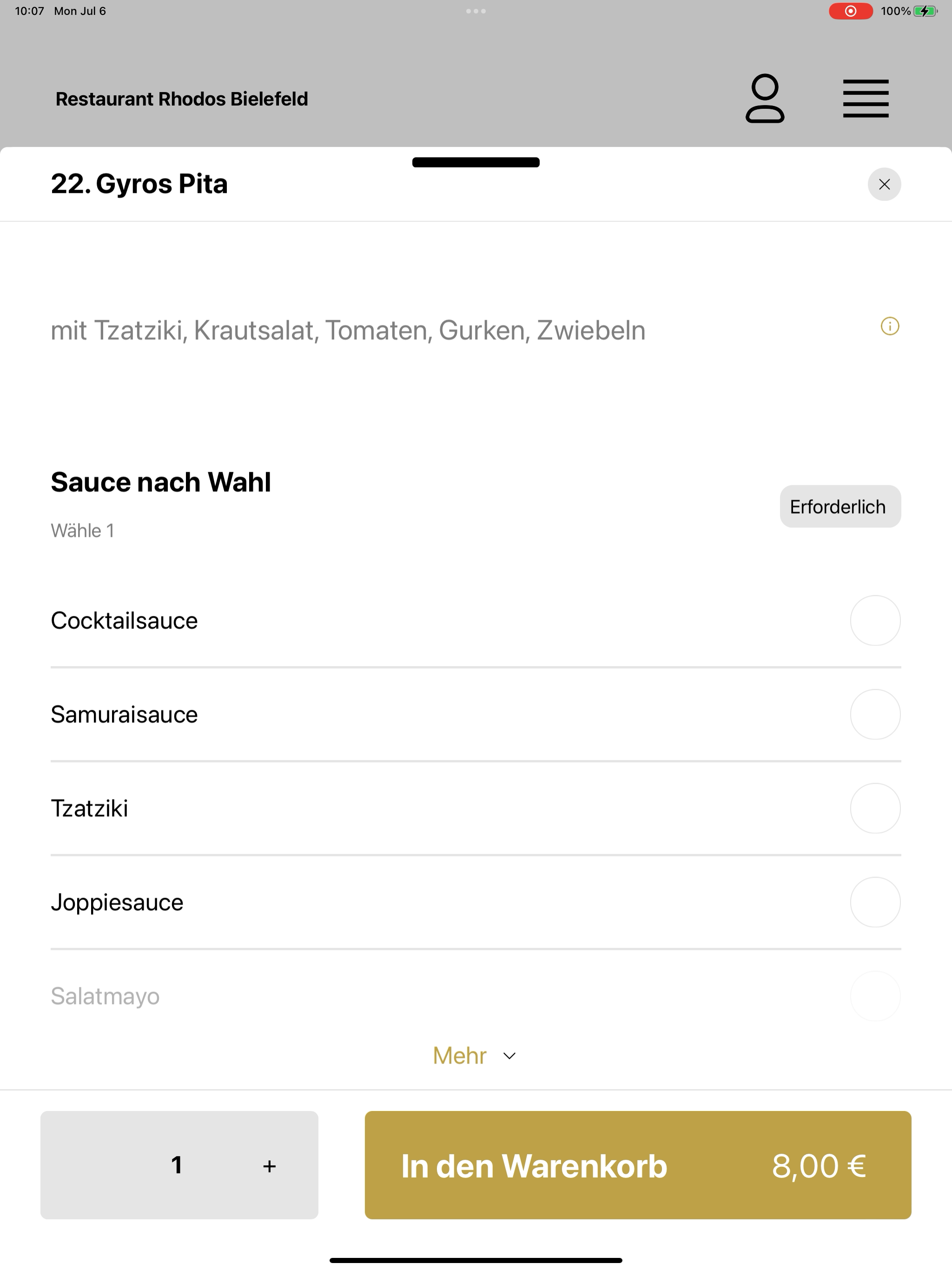Restaurant Rhodos Bielefeld screenshot 16