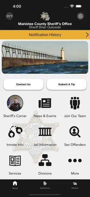 Manistee County Sheriff, MI screenshot 1