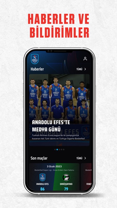 Anadolu Efes Spor Kulübü Screenshot