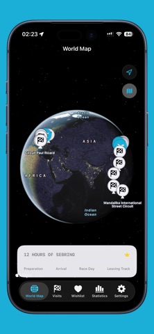Tracka - Motorsport Visit Log screenshot