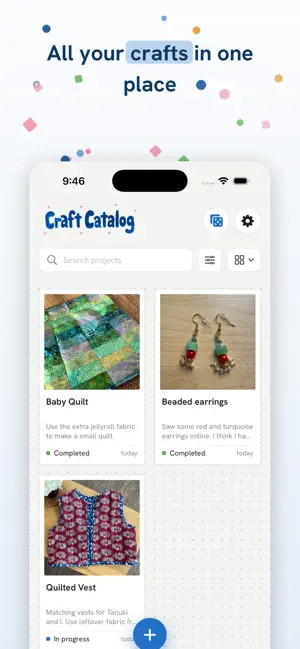 Craft Catalog screenshot 1