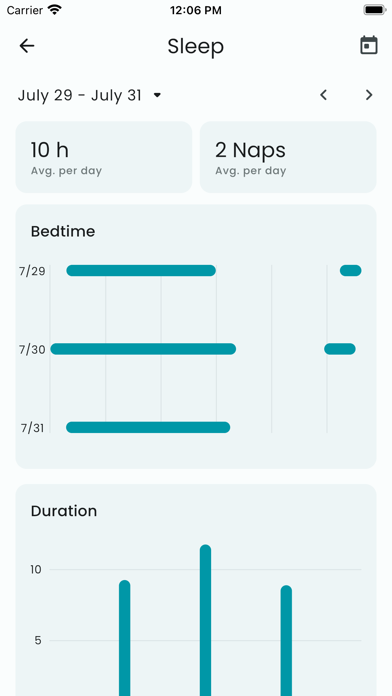 Baby Tracker: Sleep & Feeding Screenshot