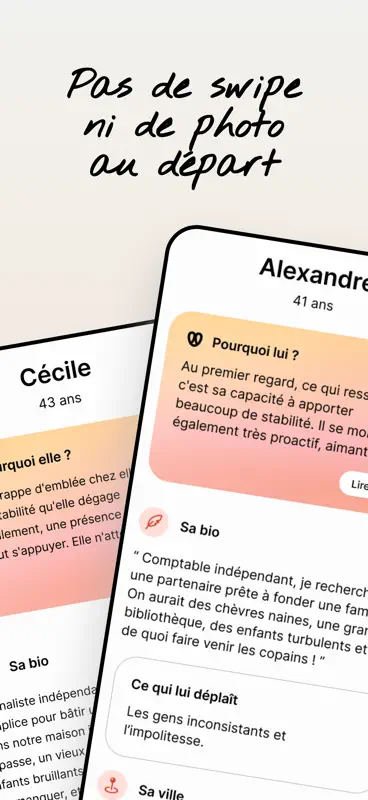 Unio: rencontres sérieuses screenshot 2 of 6