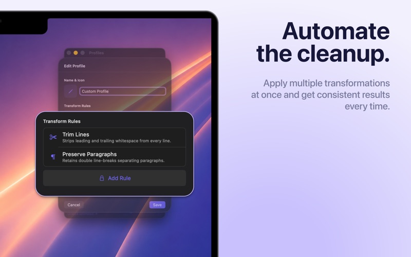 PasteClean: Remove Formatting iPhone screenshot