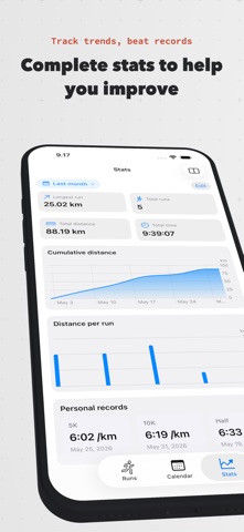 RunFold - Run Tracker & Log iPhone screenshot