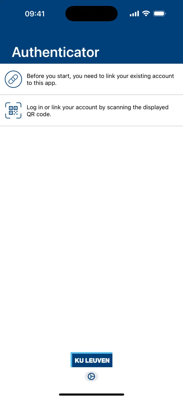 Screenshot #1 pour KU Leuven Authenticator