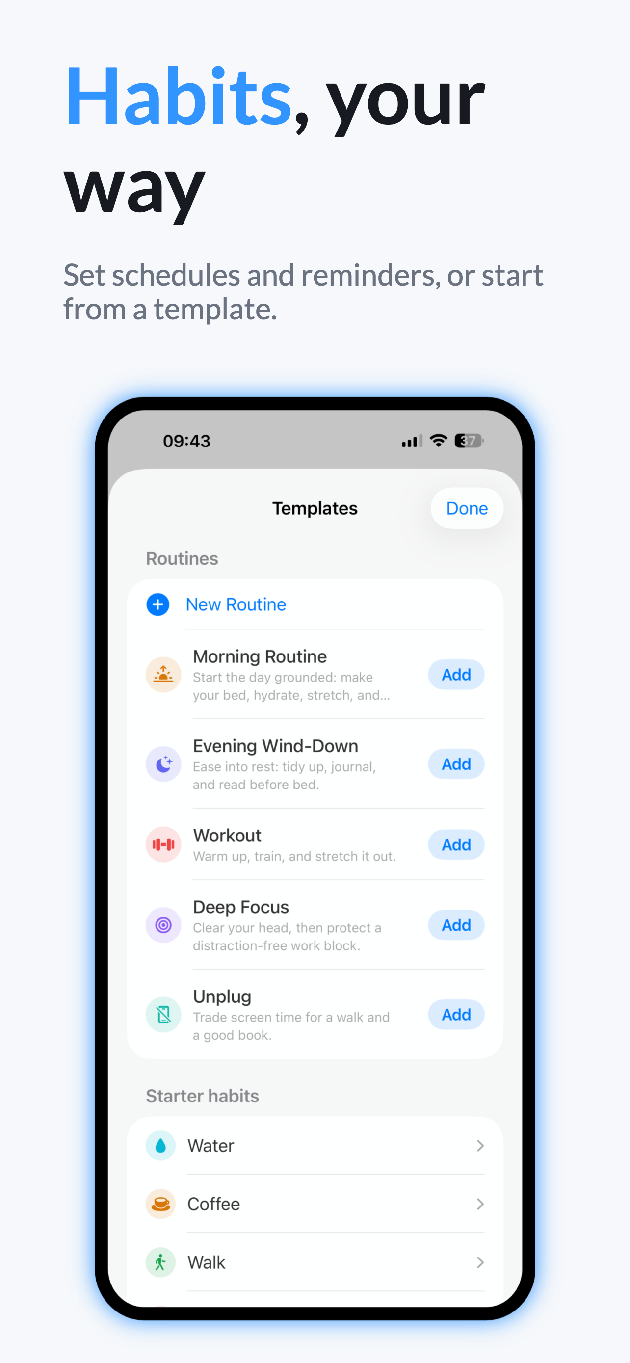 Foldy: Notes, Habits, Planner screenshot 5